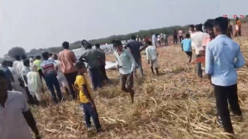 Private aircraft crashes in Karnataka: Two injured after plane goes down
