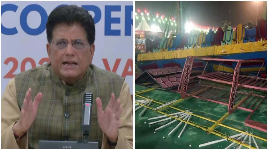 Evening news wrap: India to gain edge in US market, says Goyal; 2 arrested in Surajkund swing collapse case; &amp; more