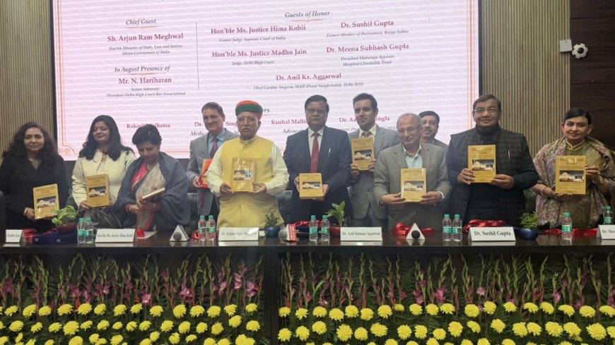 Union minister Arjun Ram Meghwal launches 'The Medicolegal Guidebook'