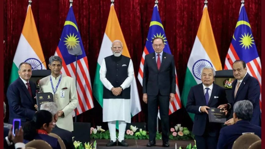 India, Malaysia sign 11 MoUs during Modi's visit