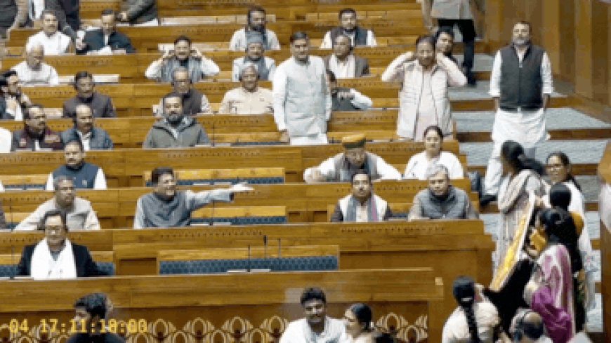 What happened on Feb 4 in Lok Sabha? Rijiju shares video of chaos that unfolded; Cong hits back