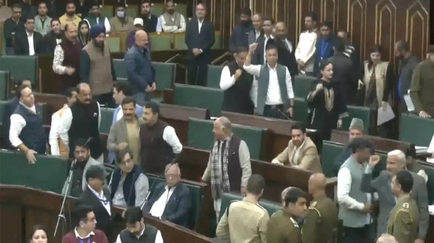 'Shoe-beating' remark sparks uproar in J&amp;K assembly, BJP demands Omar apology