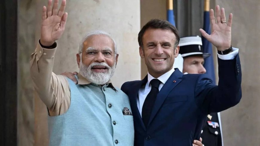 'See you in Mumbai &amp; later in Delhi': PM Modi's welcome message for 'dear friend' Emmanuel Macron