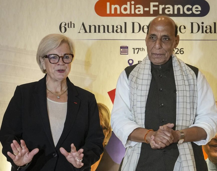 'Raise India-made component' in Rafale deal: Rajnath to France
