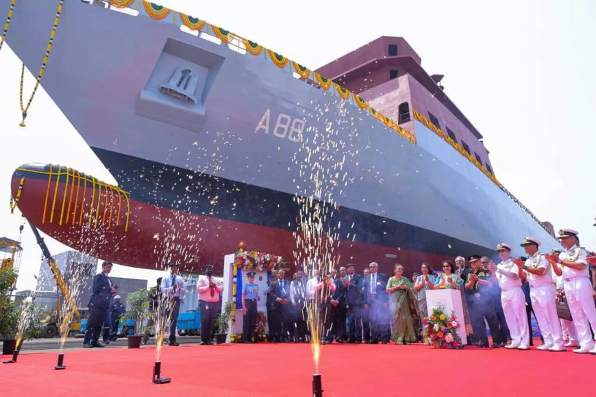 INS Krishna launched: Navy cadets to get ‘floating classrooms’ for sea training