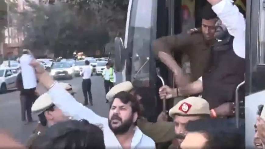 'Traitor Rahul': BJP protests Congress's shirt-off disruption at AI event