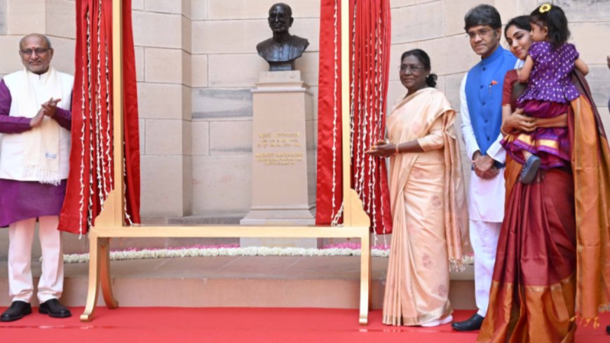 'Mental decolonisation': Bust of Chakravarti Rajagopalachari replaces Lutyens at Rashtrapati Bhavan