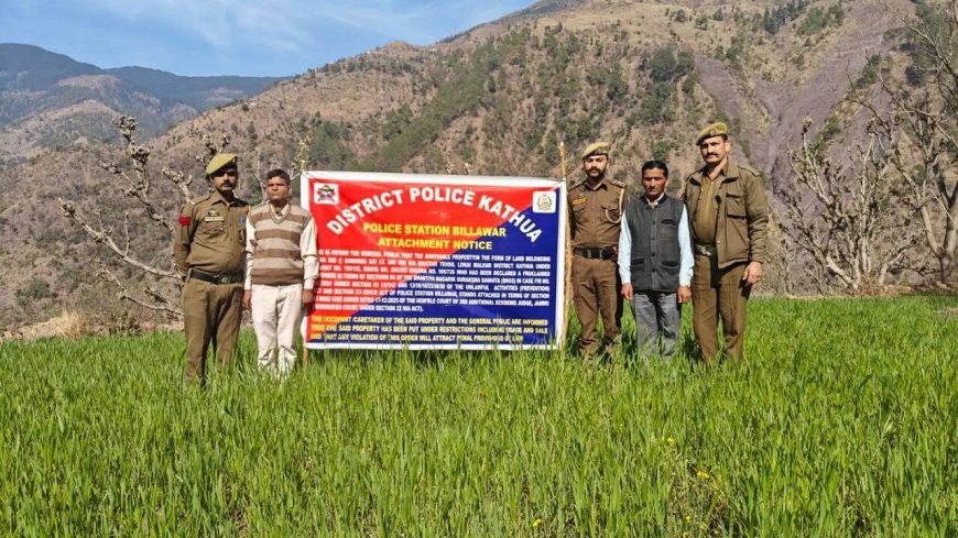 Police attach Pakistan-based terror handler’s Kathua property