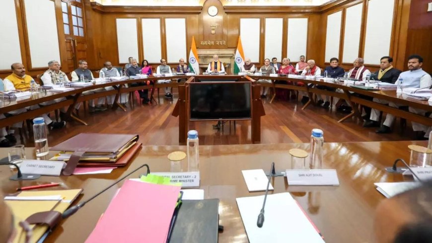 PM chairs 1st Cabinet meeting at Seva Teerth, pushes for reforms