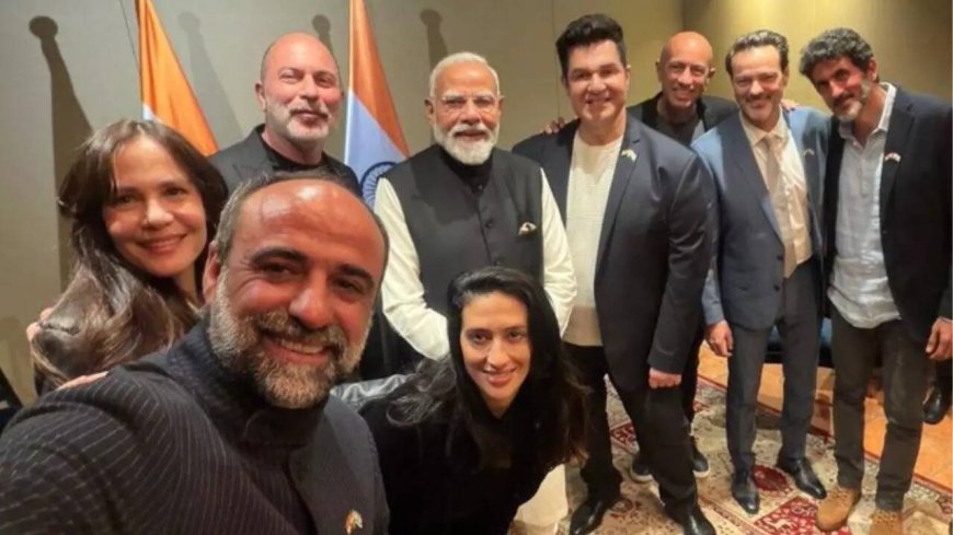 'No undercover work!' PM Modi meets Fauda star cast on Israel visit, posts selfie