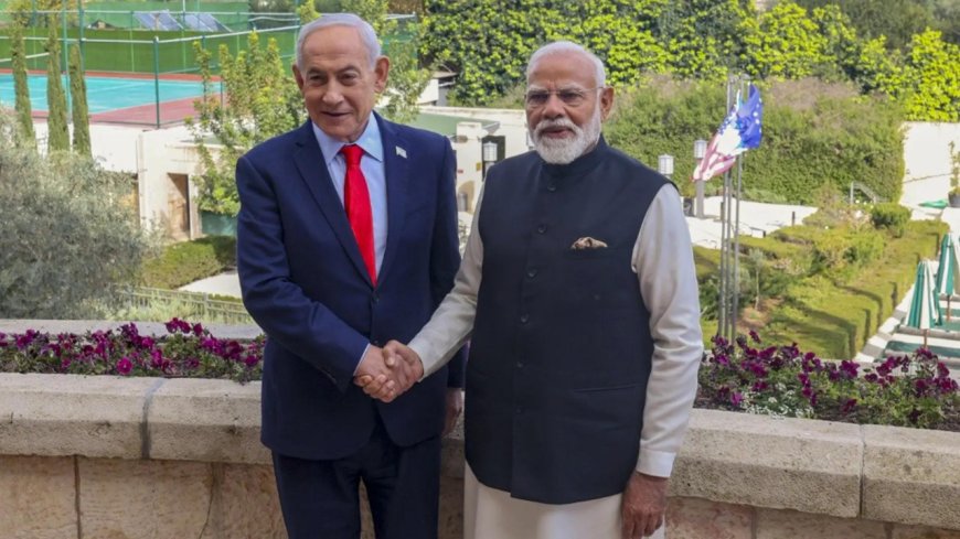 India, Israel upgrade ties; PM backs Gaza peace plan