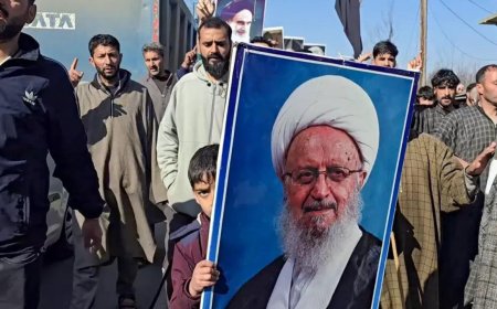 Protests in J&amp;K, candle march in Raipur over Khamenei death