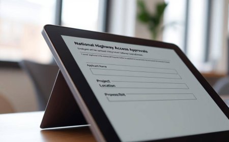 Application &amp; approval process for access roads from NHs goes fully digital