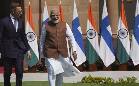 No issue can be resolved just through conflict: PM Modi meets Finnish President Alexander Stubb; calls for Ukraine peace