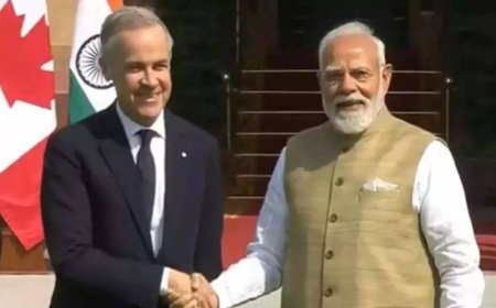 'Hasn't taken a day off in 25 years': Mark Carney praises PM Modi's work ethic