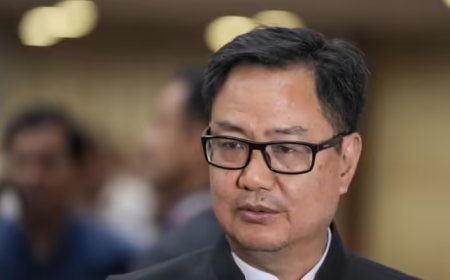 Congress will ‘regret’ move against Om Birla: Rijiju on Parliament session eve