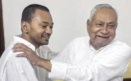 Tuskers, camels, cadre line up as Nitish Kumar's son Nishant joins JDU