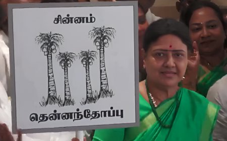 VK Sasikala announces new party name and symbol ahead of Tamil Nadu elections