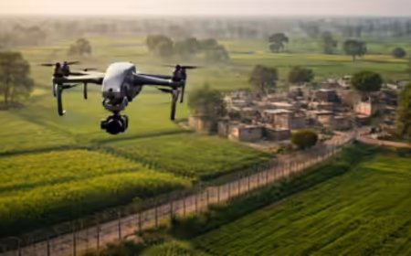 Pak drone spotted over J&amp;K village, search op launched