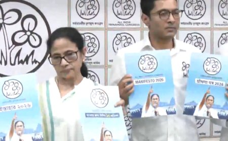 10 'Protigya' for Bengal: Mamata launches TMC manifesto, flags 'deep conspiracy' by BJP ahead of polls