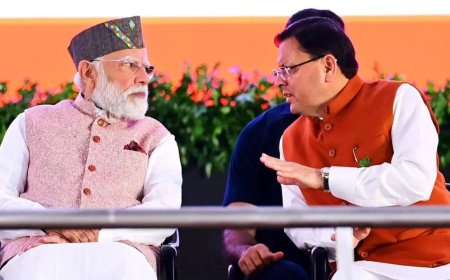 PM Modi congratulates Uttarakhand government on completing 4 years, CM Pushkar Singh Dhami responds
