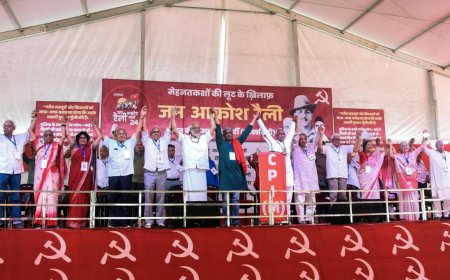 At 'Jan Aakrosh Rally' CPM flags gas cylinder scarcity, price rise amid Iran-US-Israel war