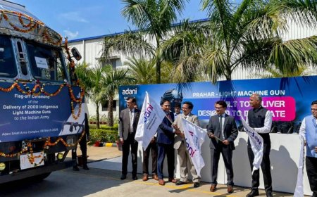 Big boost for Army: Adani Defence delivers first batch of 2,000 'Prahar' light machine guns