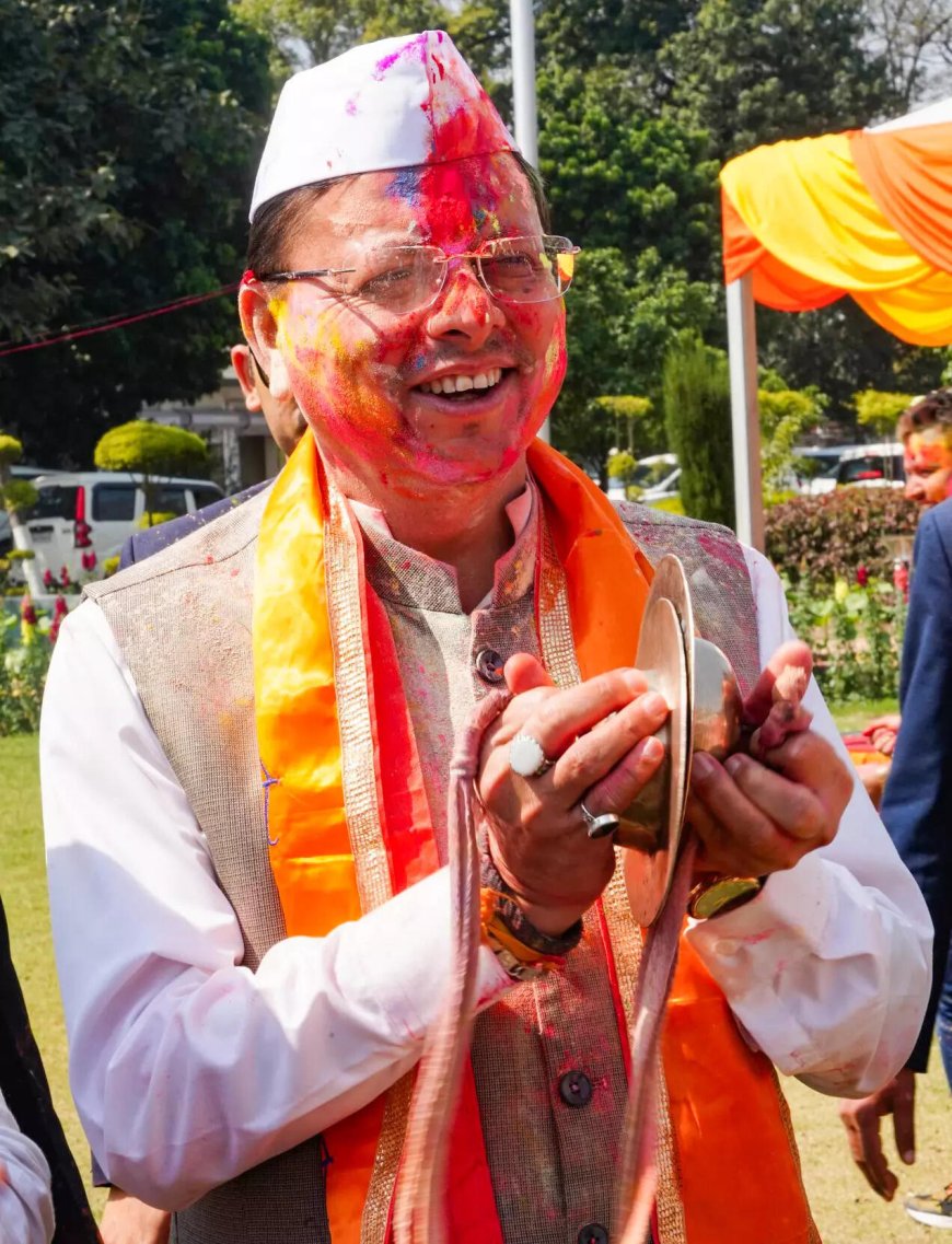 Holi celebrations reflect Uttarakhand's culture, faith, and development: CM Dhami