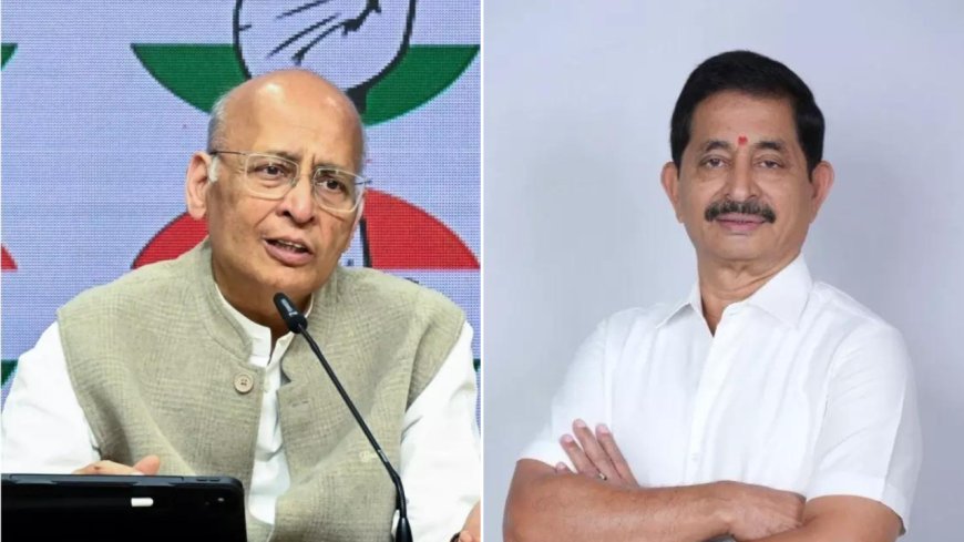 Abhishek Singhvi elected unopposed for Rajya Sabha from Telangana; Vem Narender Reddy joins Congress line-up