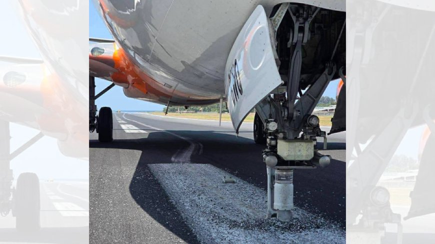 Air India Express plane makes hard landing at Phuket airport; pictures show nose-wheel damage