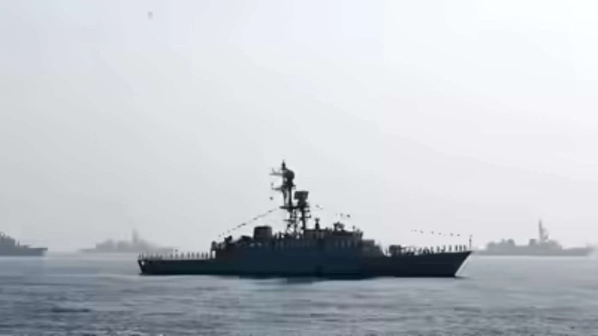 Stranded Iran navy ship crew fly out of Kochi