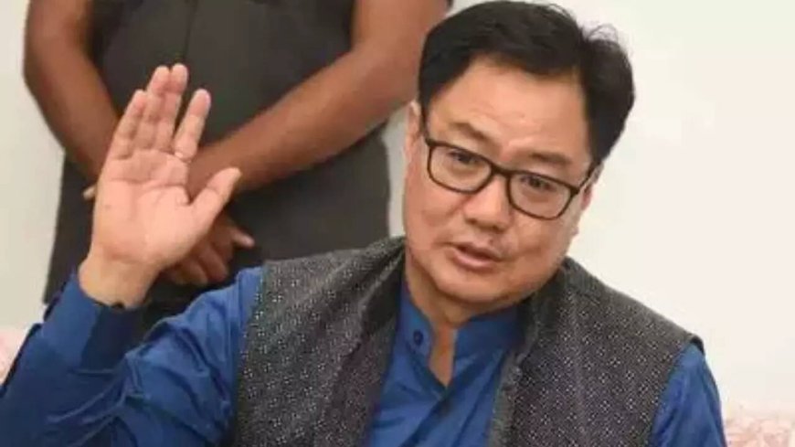 India among few engaging all sides in West Asia conflict, says Rijiju