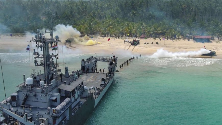 ‘Dweep Shakti': Three services conduct amphibious assaults, maritime dominance ops