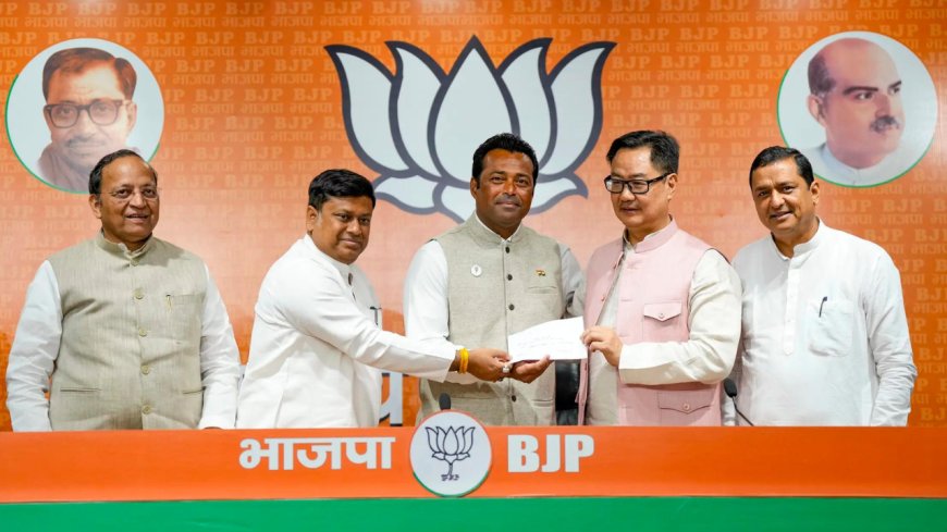 'Big opportunity to serve the youth': From tennis courts to politics, Leander Paes joins BJP