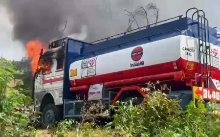 Several oil tankers catch fire in Jammu, 2 gutted