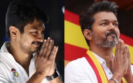 Tamil Nadu polls: Udhayanidhi Stalin files nomination from Chepauk-Thiruvallikeni; Vijay from Trichy East