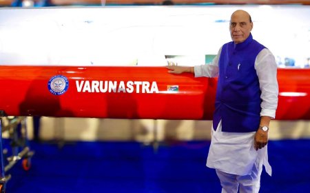 India’s third home-grown N-sub commissioned; Rajnath also launches stealth frigate, large cavitation tunnel facility at Vizag