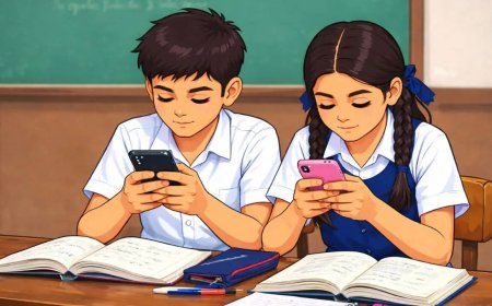 Students still on phones in school, focus taking a hit