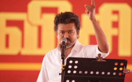 'Real Congress with TVK': Vijay targets 'powerless' Stalin, calls DMK bloc 'cash-box alliance'