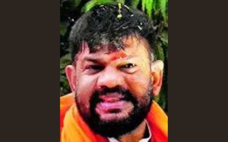 BJP nominee, out on bail with 56 criminal cases, files papers