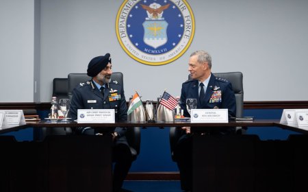 IAF chief meets top US def officials to discuss shared strategic priorities, MQ-9B drones