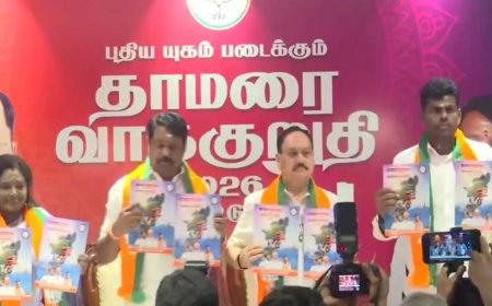 Free LPG cylinders, Rs 2,000 for women &amp; more: What BJP promises in Tamil Nadu poll manifesto