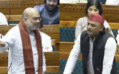'Religion-based reservation unconstitutional': Amit Shah &amp; Akhilesh Yadav clash in Lok Sabha over delimitation