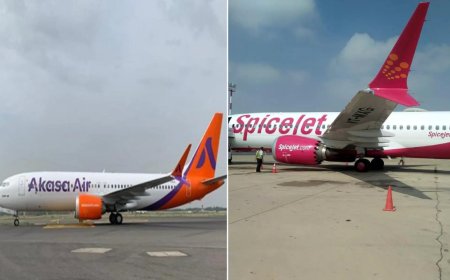 Delhi airport mishap: Taxiing SpiceJet aircraft collides with stationary Akasa plane at IGI