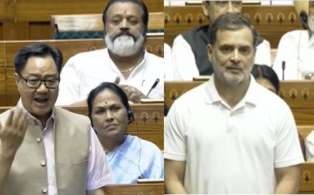 ‘Govt taking away their power’ vs ‘Why Rajiv Gandhi opposed’: Rahul–Rijiju clash over OBCs during women’s quota–delimitation debate