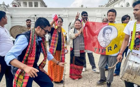TIPRA Motha sweeps Tripura tribal council elections