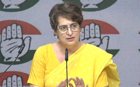 'Black day for Centre, they felt a shock for first time': Priyanka on delimitation bill defeat