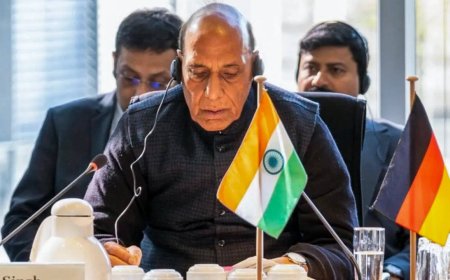 In Berlin, Rajnath beckons German industry to 'co-create, co-develop, co-innovate in India'