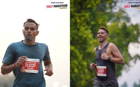 Dedication on display: Standout performances in the 40–49 category at Times Internet half marathon