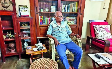 Nandalal Bose's 88-yr-old grandson finally makes it after 2nd attempt